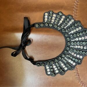 Ruth Bader Ginsburg RBG Dissent Collar / Notorious Necklace Banana Republic NWOT